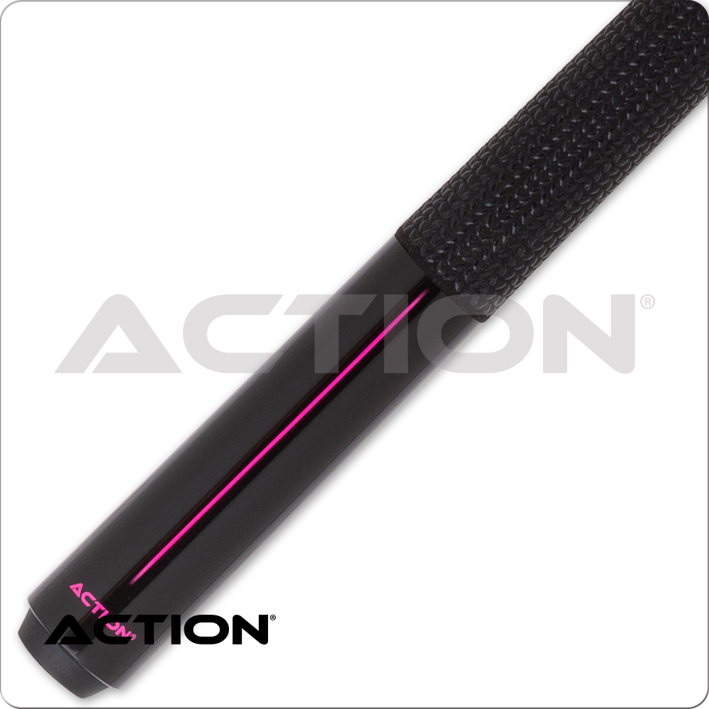 Action ABK10 Black with Pink Stripe Break Cue - 25oz! New! Free Shipping!