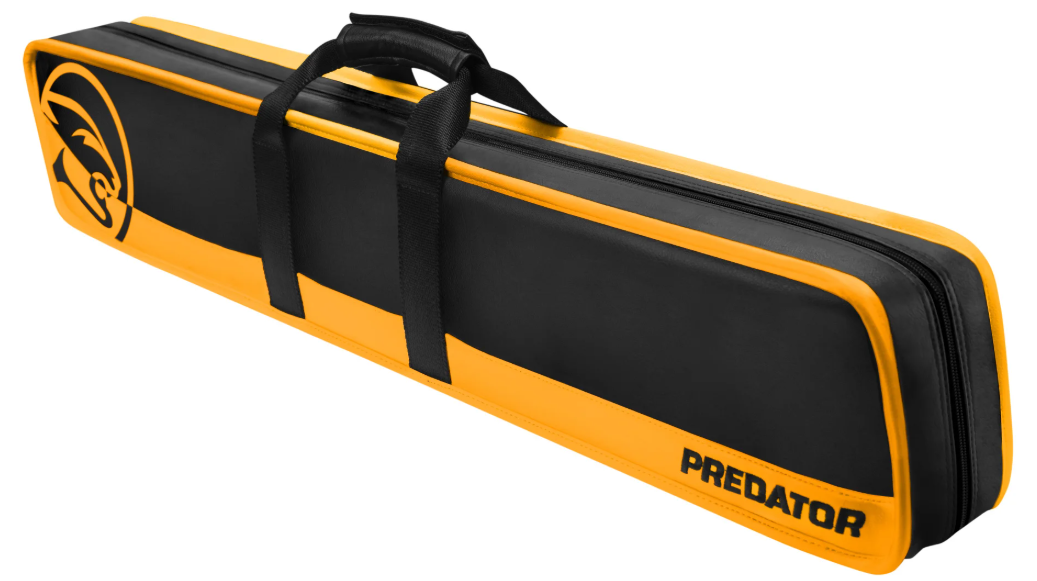 Predator Roadline Black/Yellow Soft Pool Cue Case - 4 Butts x 8 Shafts