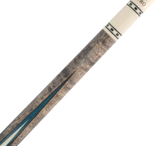 Meucci Economy Cure 7 Blue Pool Cue 19oz w/ 12.5mm Pro Shaft! Free Hard Case!