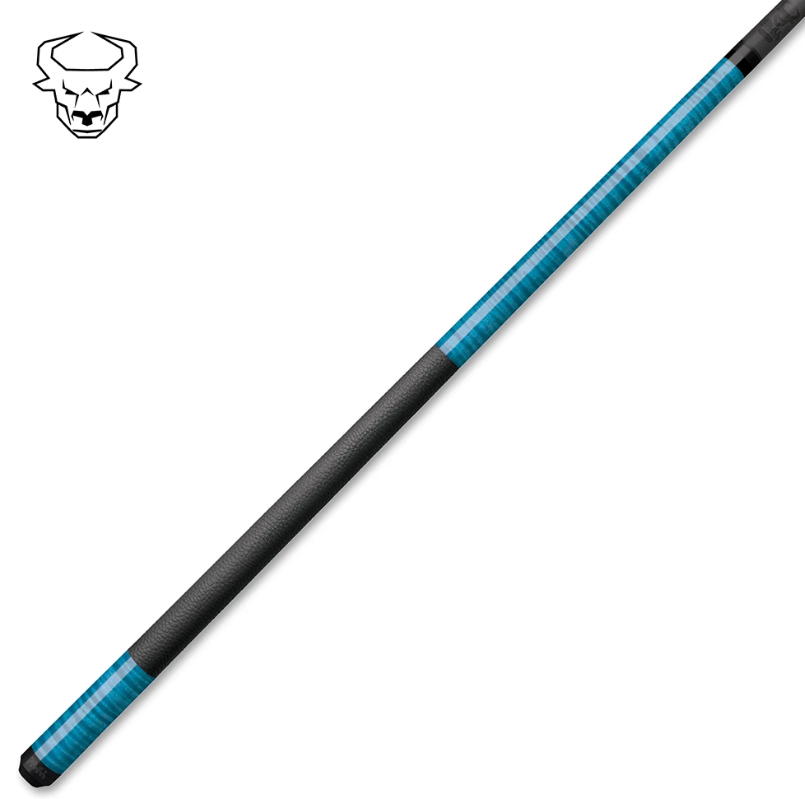 Bull Carbon BCC5 Pool Cue – Brown Curly Maple - Carbon Fiber Shaft – Uni‑Loc