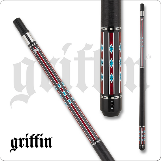 Griffin GR55 Pool Cue w/ Joint Protectors & FREE Shipping 19oz 