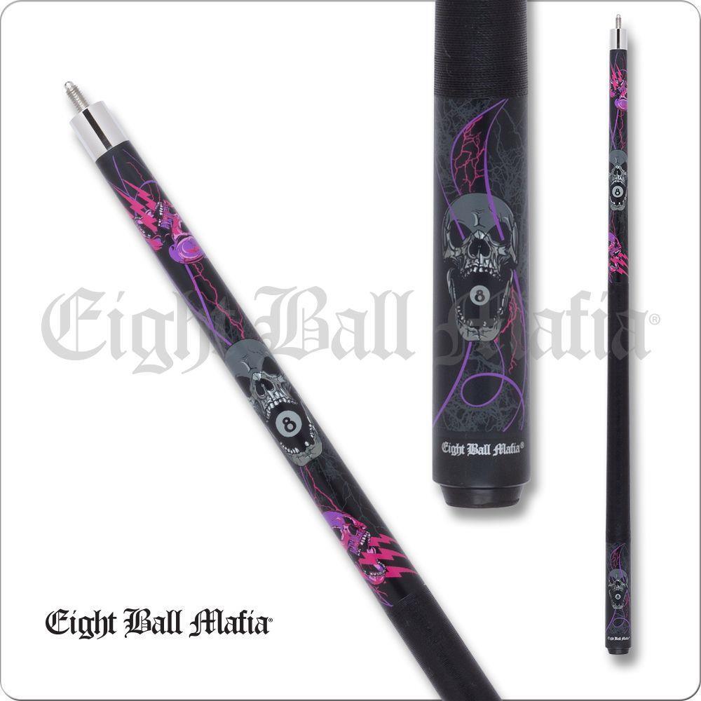 Eight Ball Mafia EBM22 Billiard Pool Cue Stick 19oz Free Shipping!!