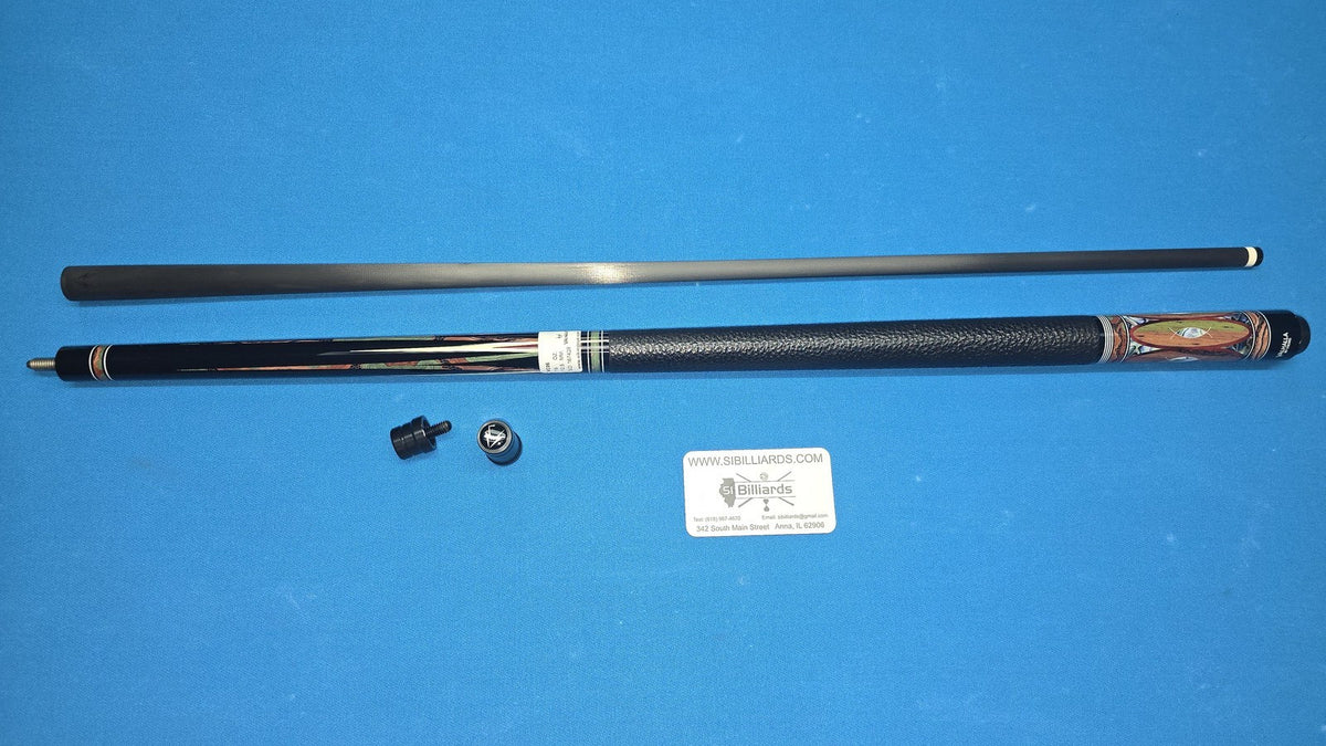 Valhalla VC06 Pool Cue with 12.5mm Carbon Fiber Low Deflection Shaft