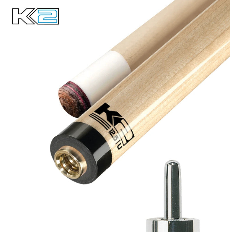K2 Pool Cue KL117 Blue Exotic Wood With Dual Copper Rings! 12.5 mm Shaft!