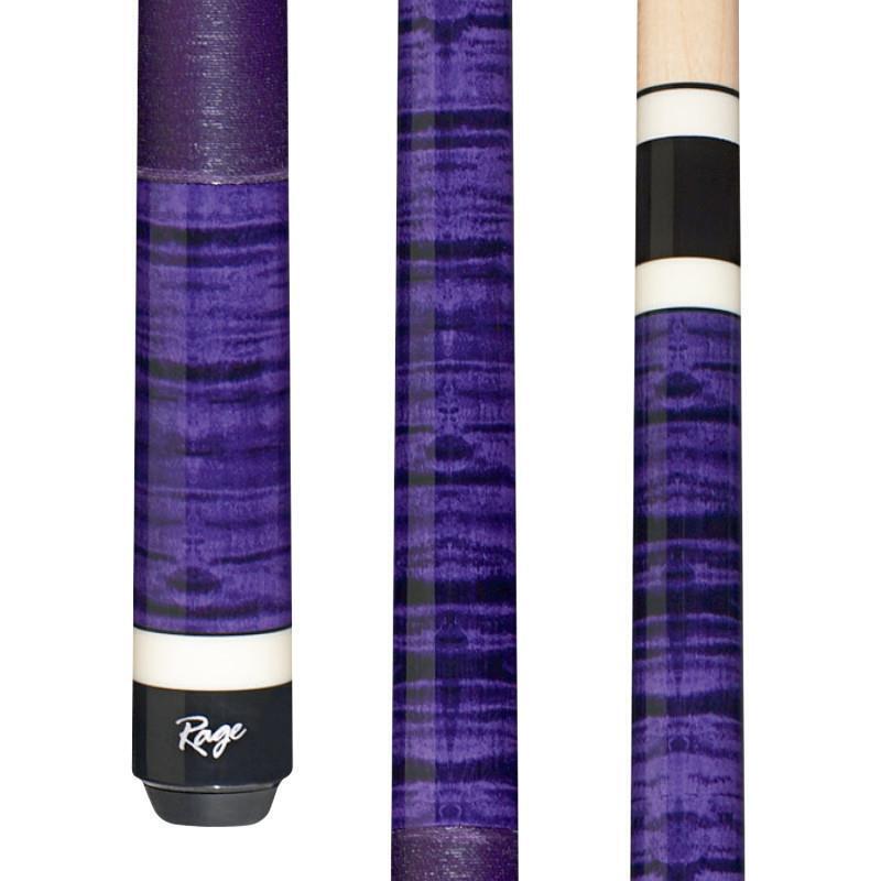 Rage RG130 Purple Pool Cue Stick - Purple Reign Curly Maple! Free Shipping!!!