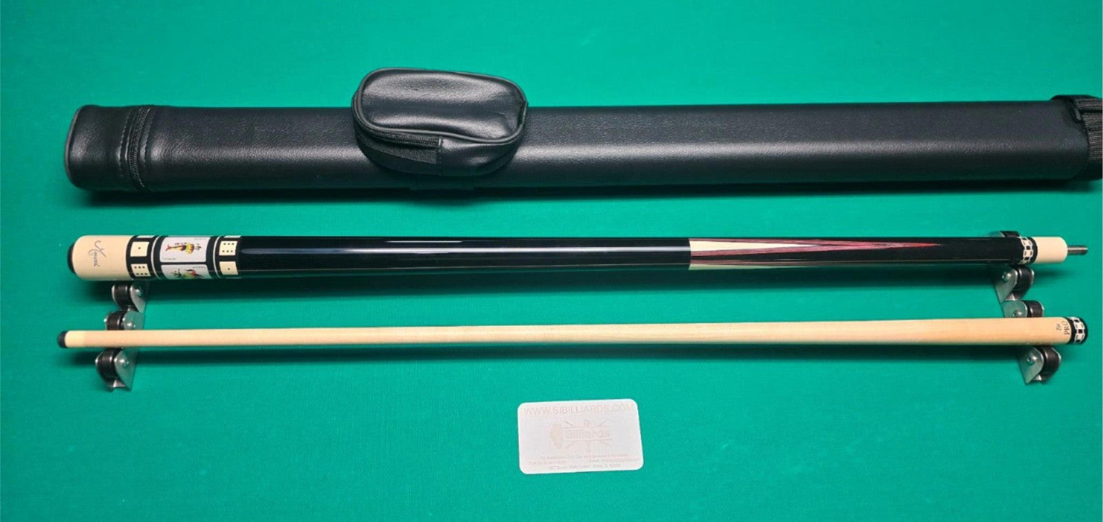 Meucci MEHOF04 Gambler Jokers Pool Cue 19oz Free Hard Case