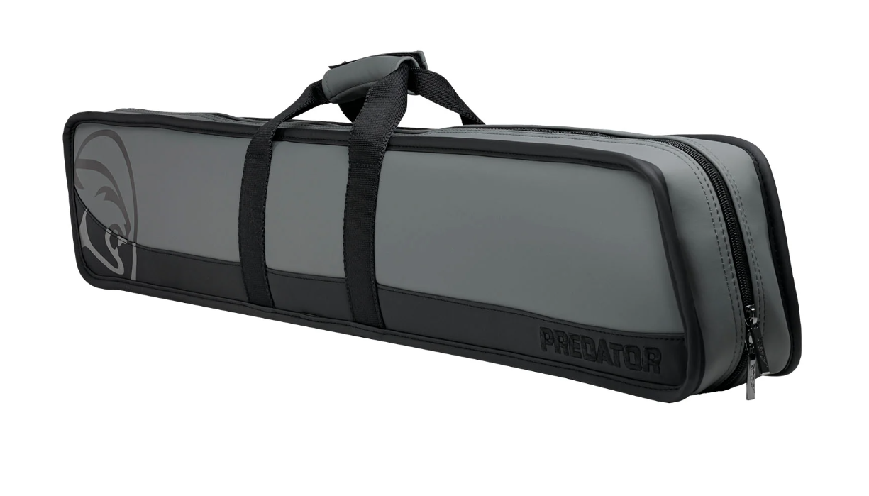 New Predator Roadline Gray/Black Soft Cue Case -Double Straps- Free US Shipping