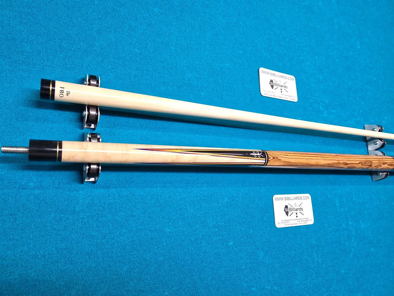 Meucci ANW‑3 All Natural Wood 3 Pool Cue, Pro Shaft, Bocote Handle - Free Case!