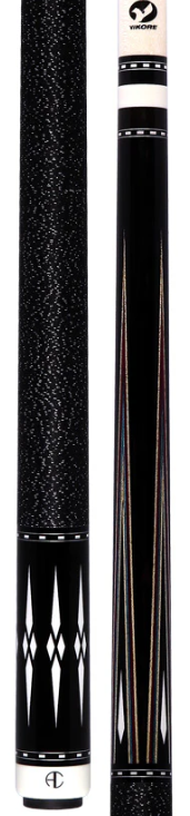 Ariel Carmeli by Viking Diamond Series Silver Diamond Pool Cue with Vikore Shaft
