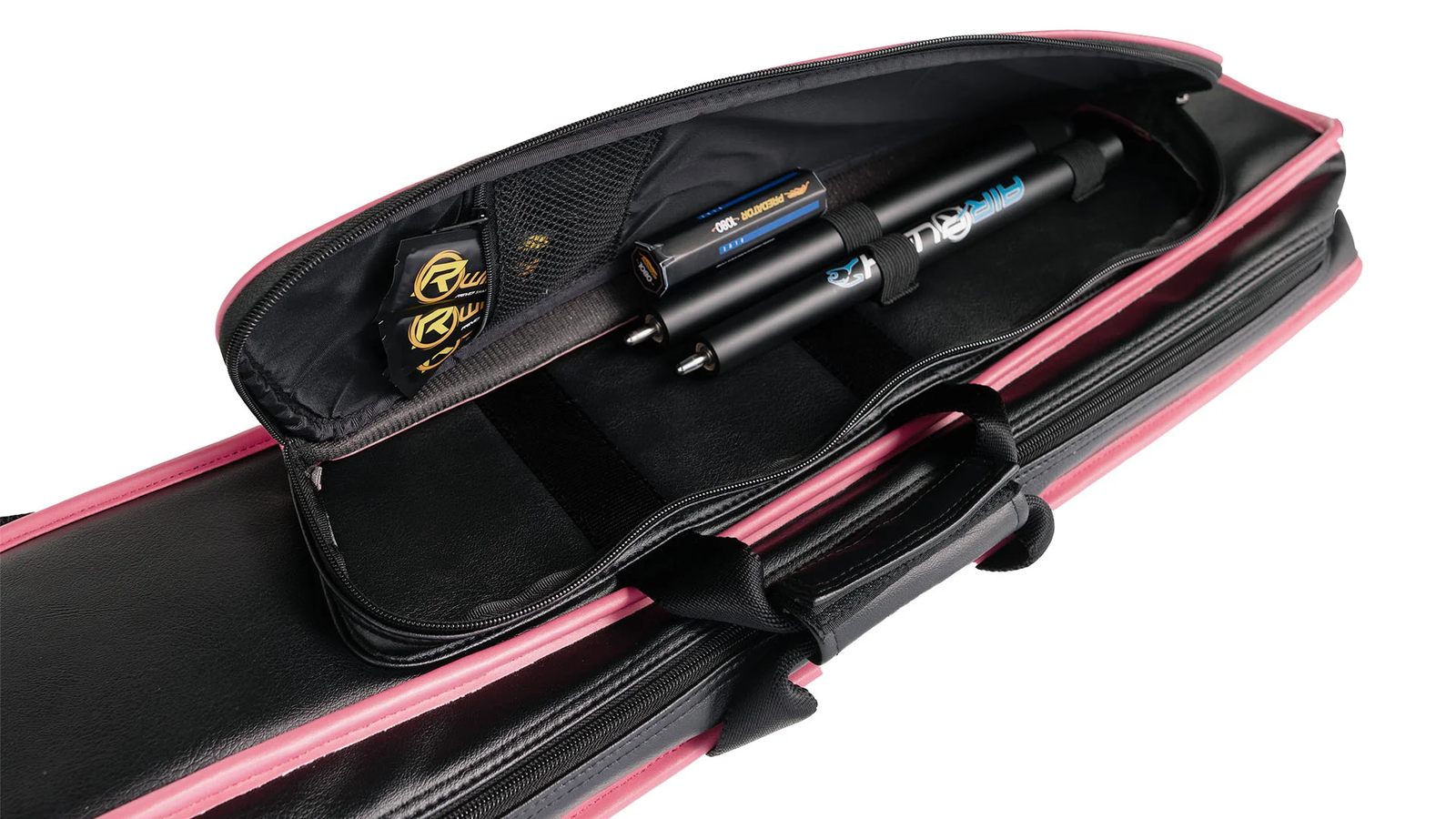 Predator Roadline Black/Pink Pool Cue Soft Case - 4 Butts x 8 Shafts New!