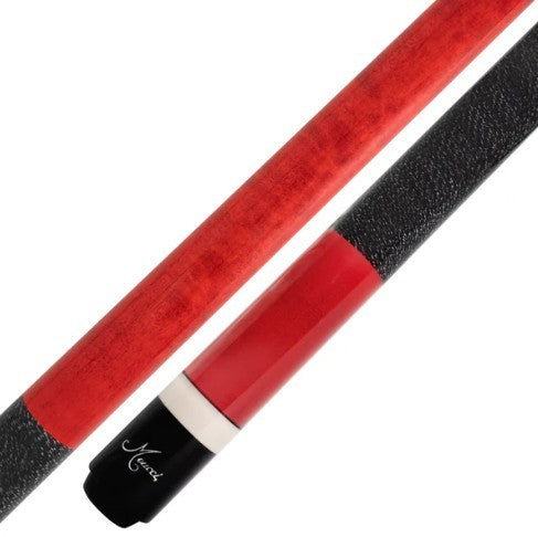 Meucci European Pool Cue Red 12.5mm Pro Shaft with Free 1X1 Hard Case