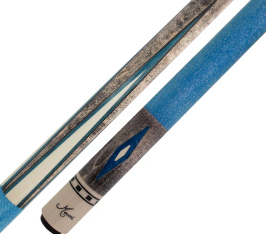 Meucci Economy Cure 7 Blue Pool Cue 19oz w/ 12.5mm Pro Shaft! Free Hard Case!