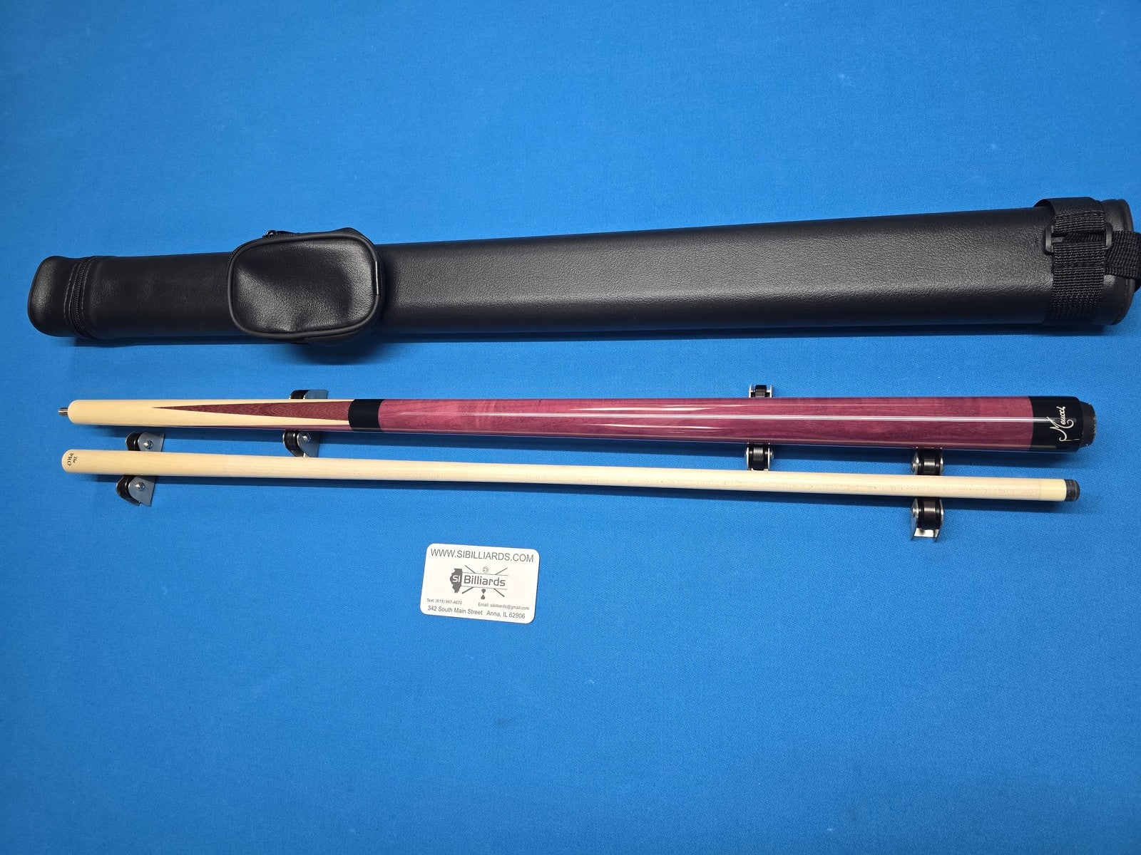 Meucci Sneaky Pete Cue - Purple Heart - 12.5mm Pro Shaft - Free 1X1 Hard Case!