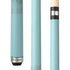 Players C708 Sky Blue Matte Pool Cue with Leather Wrap & Lifetime Guarantee