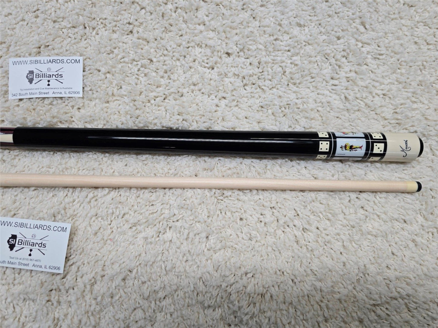 Meucci MEHOF04 Gambler Jokers Pool Cue 19oz Free Hard Case