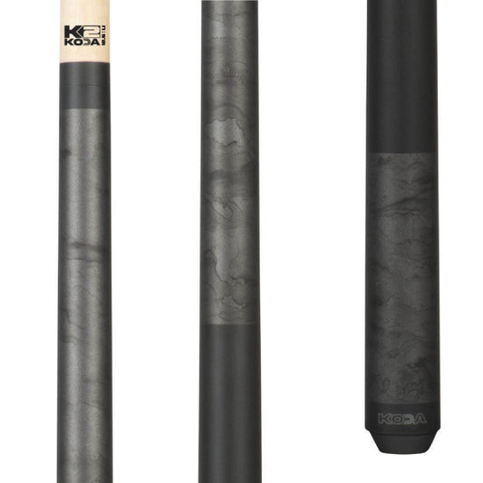 KODA K2 POOL CUE KL102 GUN METAL SMOKE MATTE GRAPHIC PLAY CUEW/ K2 LD 12.5MM SHA