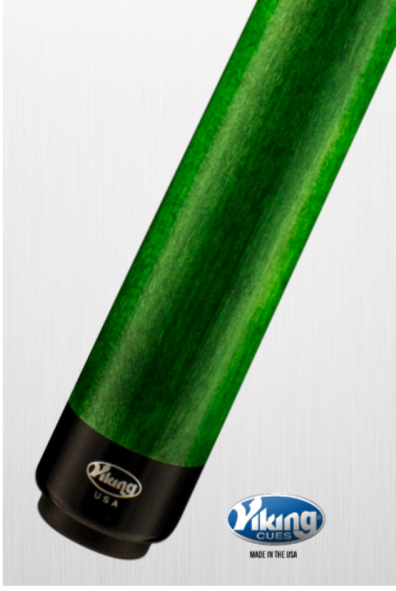 Viking B2003 Wrapless Pool Cue w/ 13 mm V PRO Shaft, (Emerald) - Free Shipping