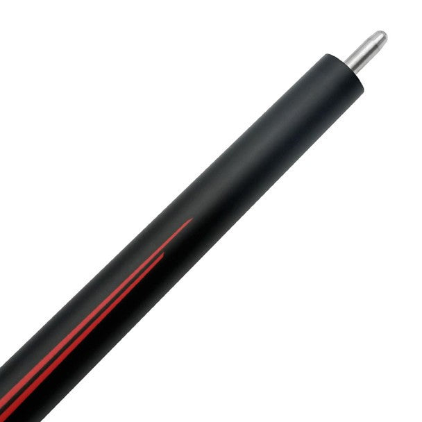 Bull Carbon BCSP1 Red Split Point Pool Cue – Carbon Fiber Shaft - Uni‑Loc
