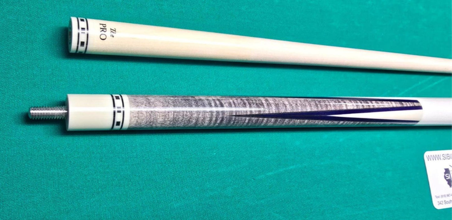 Meucci Economy Cure 7 Purple Pool Cue 19oz w/ 12.5mm Pro Shaft! Free Hard Case!