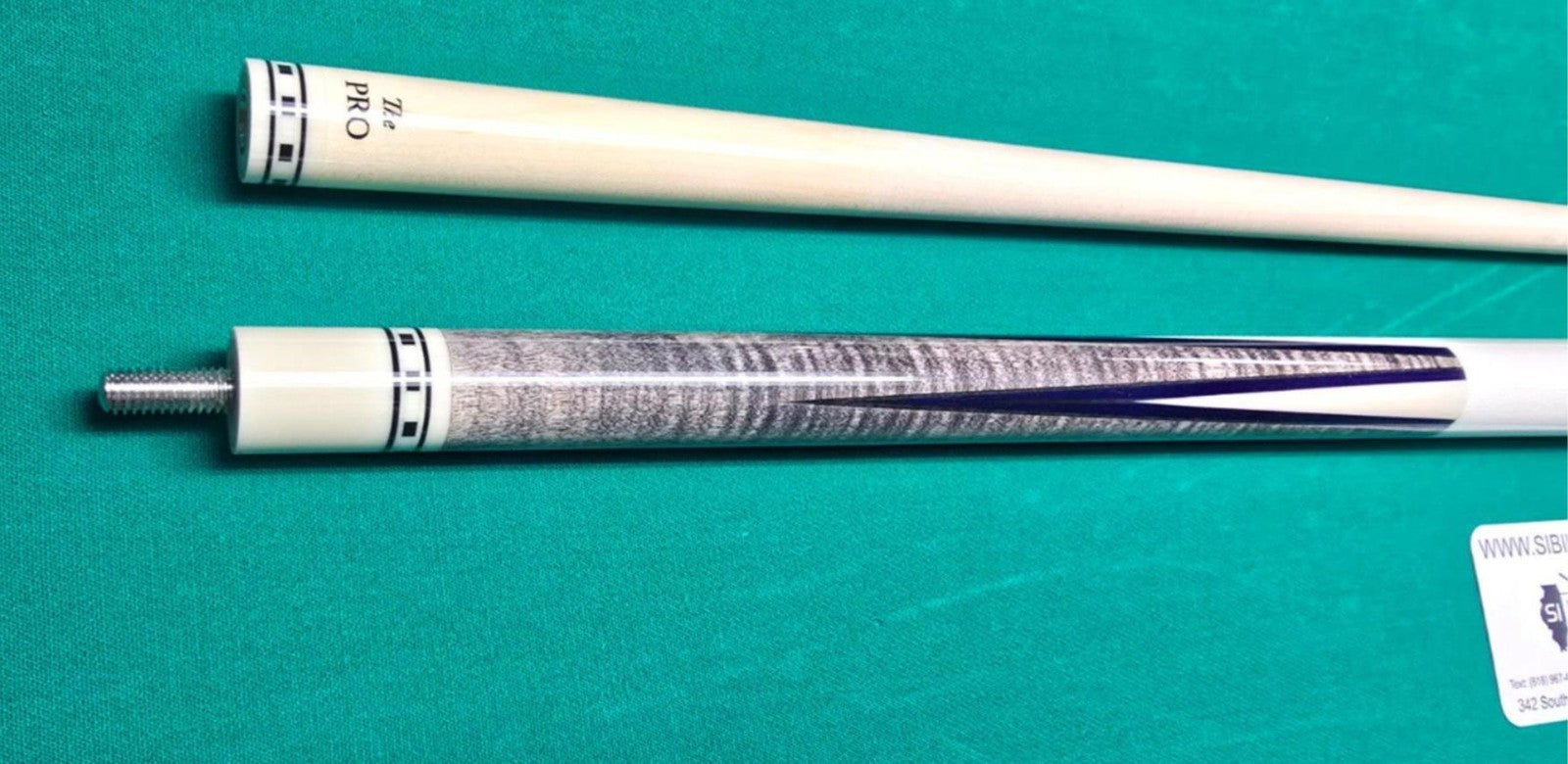 Meucci Economy Cure 7 Purple Pool Cue 19oz w/ 12.5mm Pro Shaft! Free Hard Case!