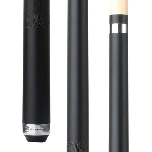 Players C706 Onyx Black Matte Cue with Embossed Leather Wrap! Free Shipping!