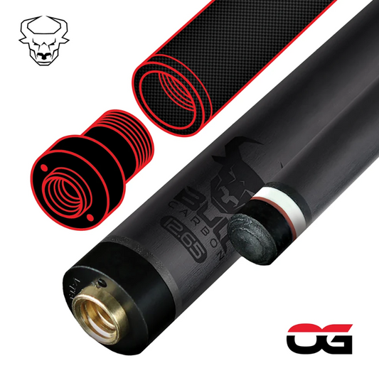 Bull Carbon OG Shaft 12.65mm Extreme Low Deflection Carbon Fiber Kamui