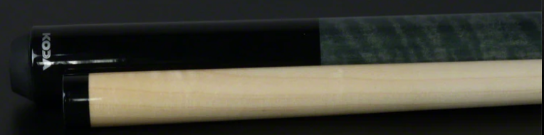 Koda KD23 Pool Cue Black Forearm with Grey  FREE SHIPPING 19 oz 13 mm