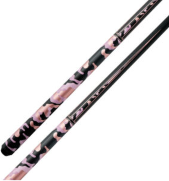 KODA KDV10PK Pink Camo Pool Cue | 12.5mm Maple | 5/16x18 Joint | New 19oz