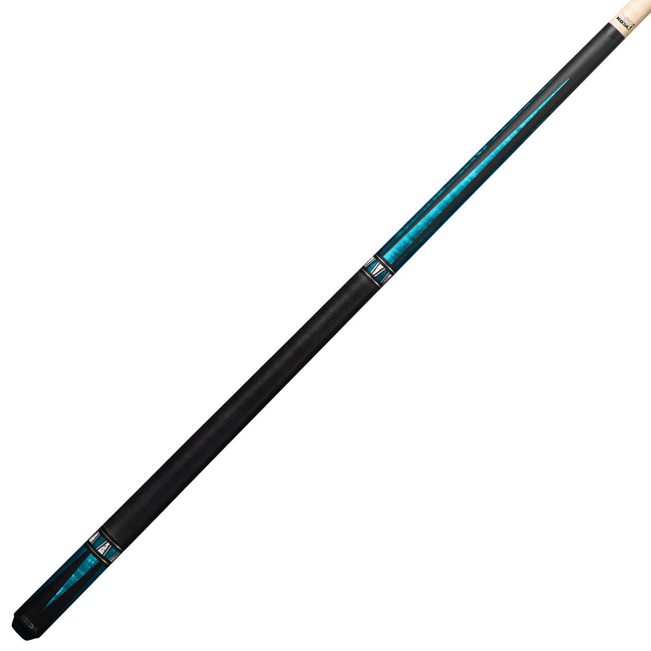 K2 Pool KL172 Cue Matte Black, Purple Curly Point Design W/ K2 LD 11.75MM Shaft!