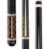 Pure X HXTE19 Midnight Black Pool Cue with Bocote, Linen Wrap