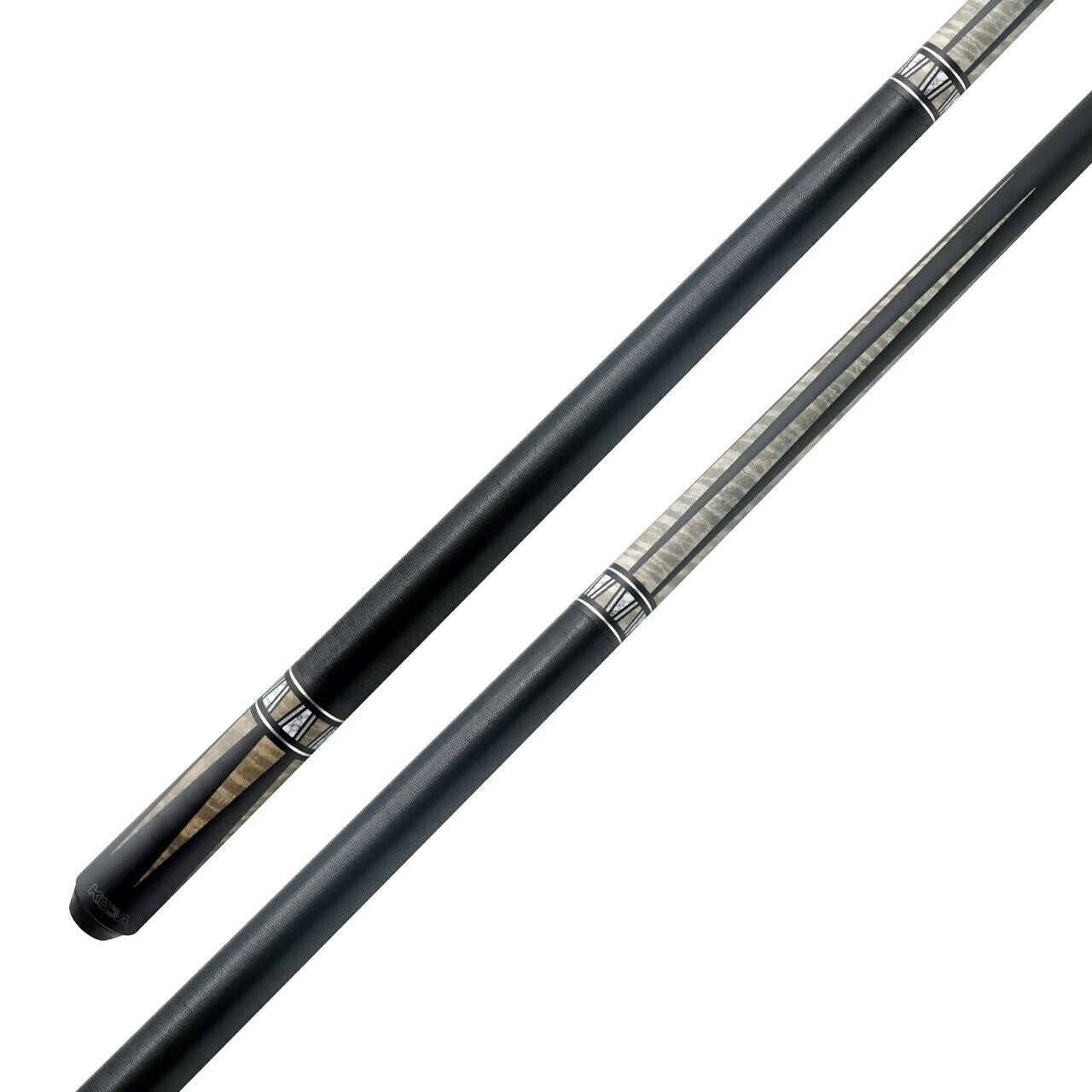 K2 Pool KL170 Cue Matte Black, Purple Curly Point Design W/ K2 LD 11.75MM Shaft!