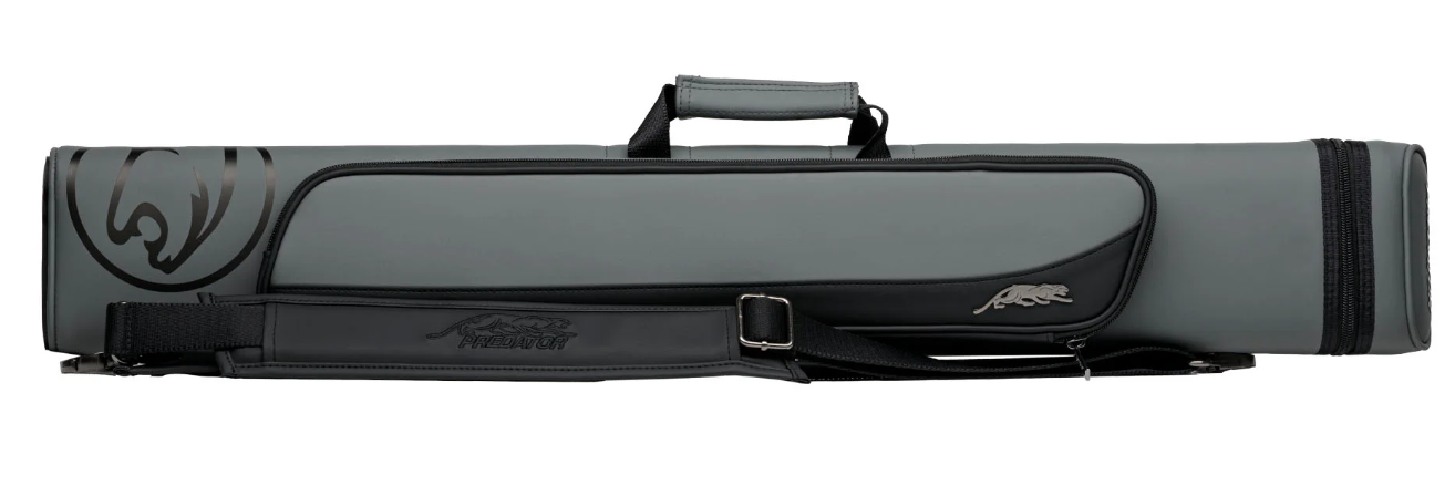 3x5 Predator Roadline Gray/Black Hard Cue Case - Double Straps  Free US Shipping