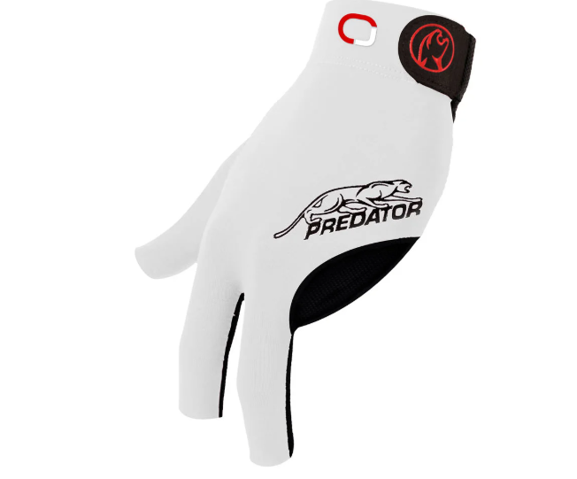 Predator Second Skin Jasmin Ouschan Sig Billiard Glove - White - Left Hand S/M