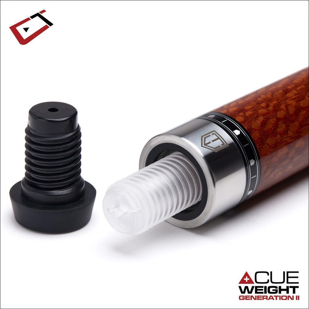 Cuetec Cynergy Truewood Leopard II Pool Cue with 11.8mm Carbon Shaft No Wrap