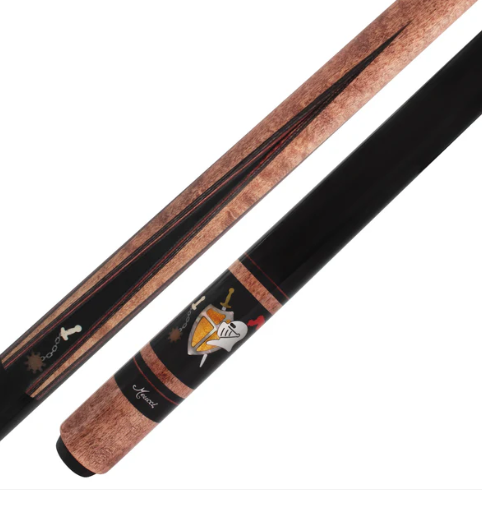 Meucci HOF-7 Pool Cue – 12.5mm Pro Shaft | Medieval Style | FREE 1x1 Hard Case