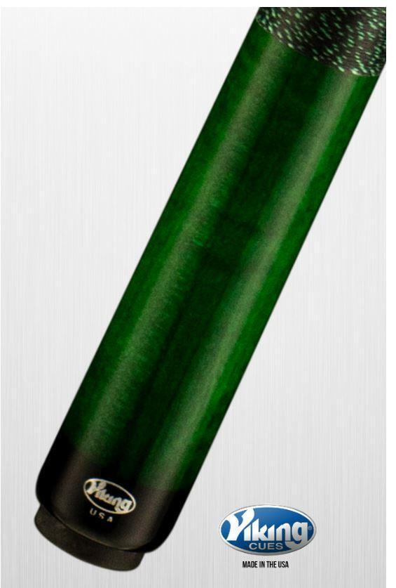 Viking B2203 Linen Wrap Pool Cue w/ 13 mm V PRO Shaft (Emerald) - Free Shipping