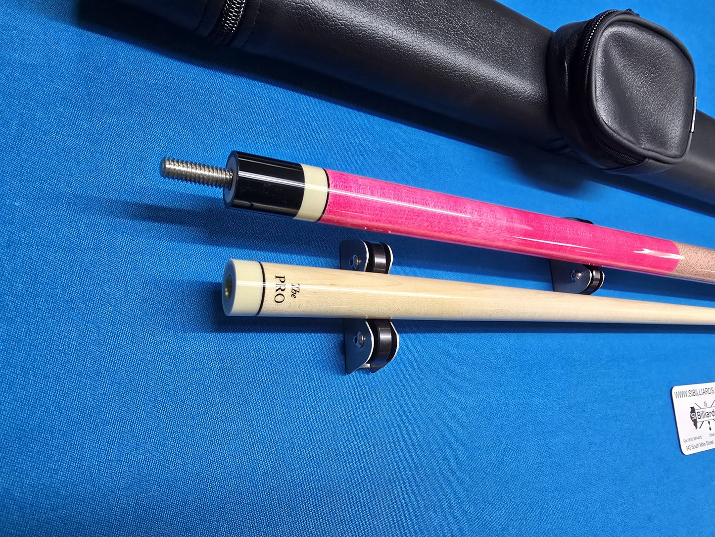 Meucci European Pool Cue - Pink - 12.5mm Pro Shaft - Free 1X1 Hard Case!