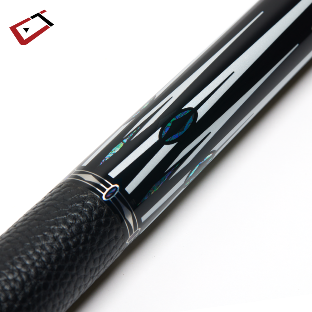 Cuetec Cynergy SVB Gen II Pool Cue – Black | Leather Wrap | 12.5mm Shaft 19oz