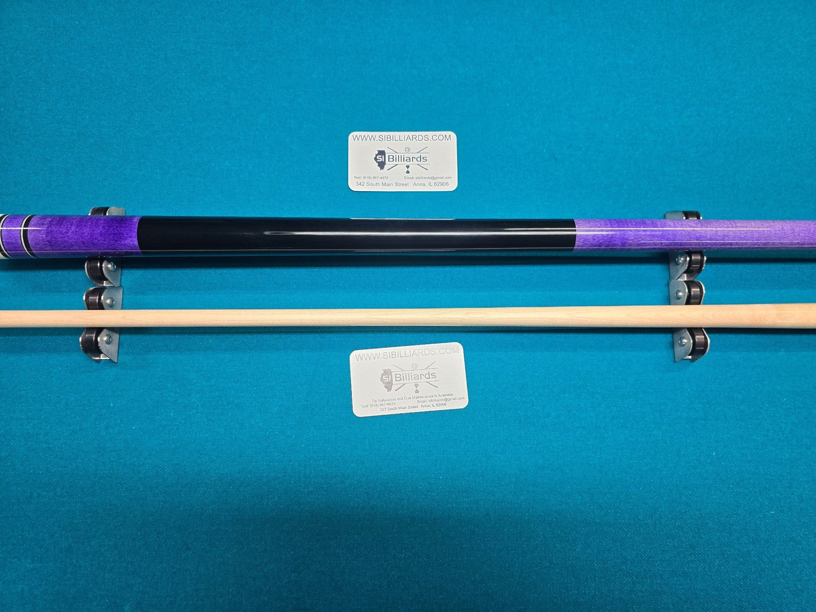 Meucci Luminous Purple Pool Cue 19oz w/ 12.5mm Pro Shaft! Free Hard Case!