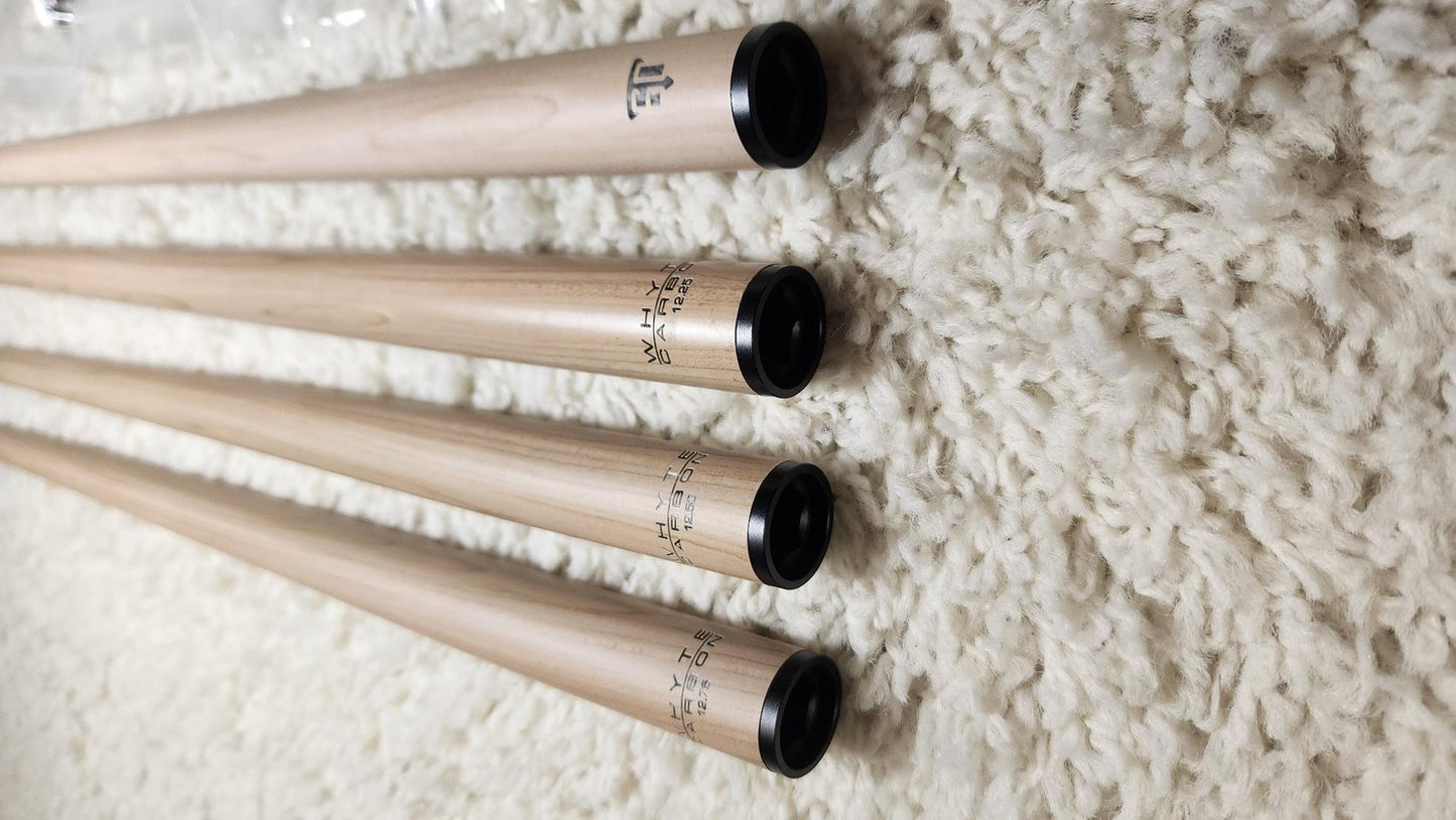 Whyte Carbon Wood Grain Play Shaft – 5/16 x 14 11.75mm | LD Carbon Fiber Shaft