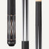 Lucasi Hybrid Matte Charcoal/Imitation Bone & Rose Gold Inlays Cue 11.75mm Shaft