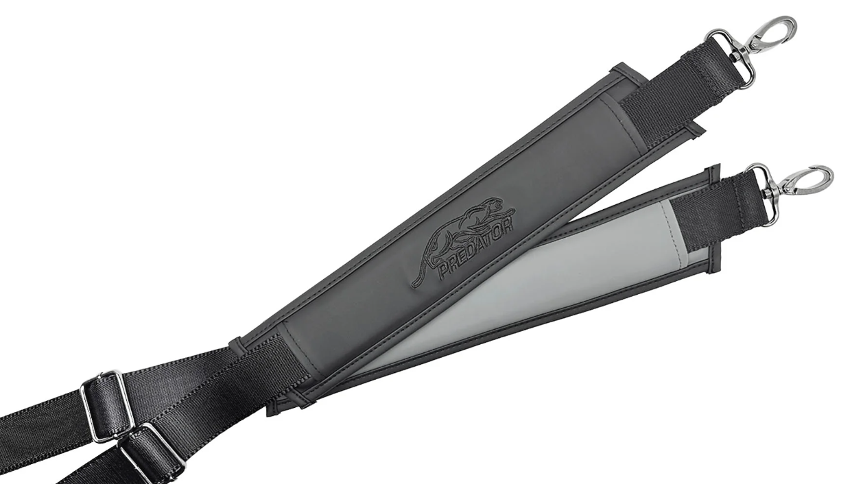 3x5 Predator Roadline Gray/Black Hard Cue Case - Double Straps  Free US Shipping