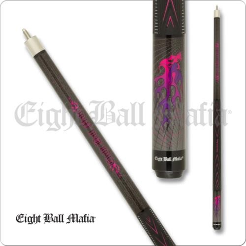 Eight Ball Mafia EBM31 Pool Cue Stick 18oz Maple Shaft Billiards Cue