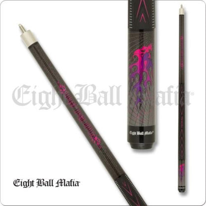 Eight Ball Mafia EBM31 Pool Cue Stick 18oz Maple Shaft Billiards Cue