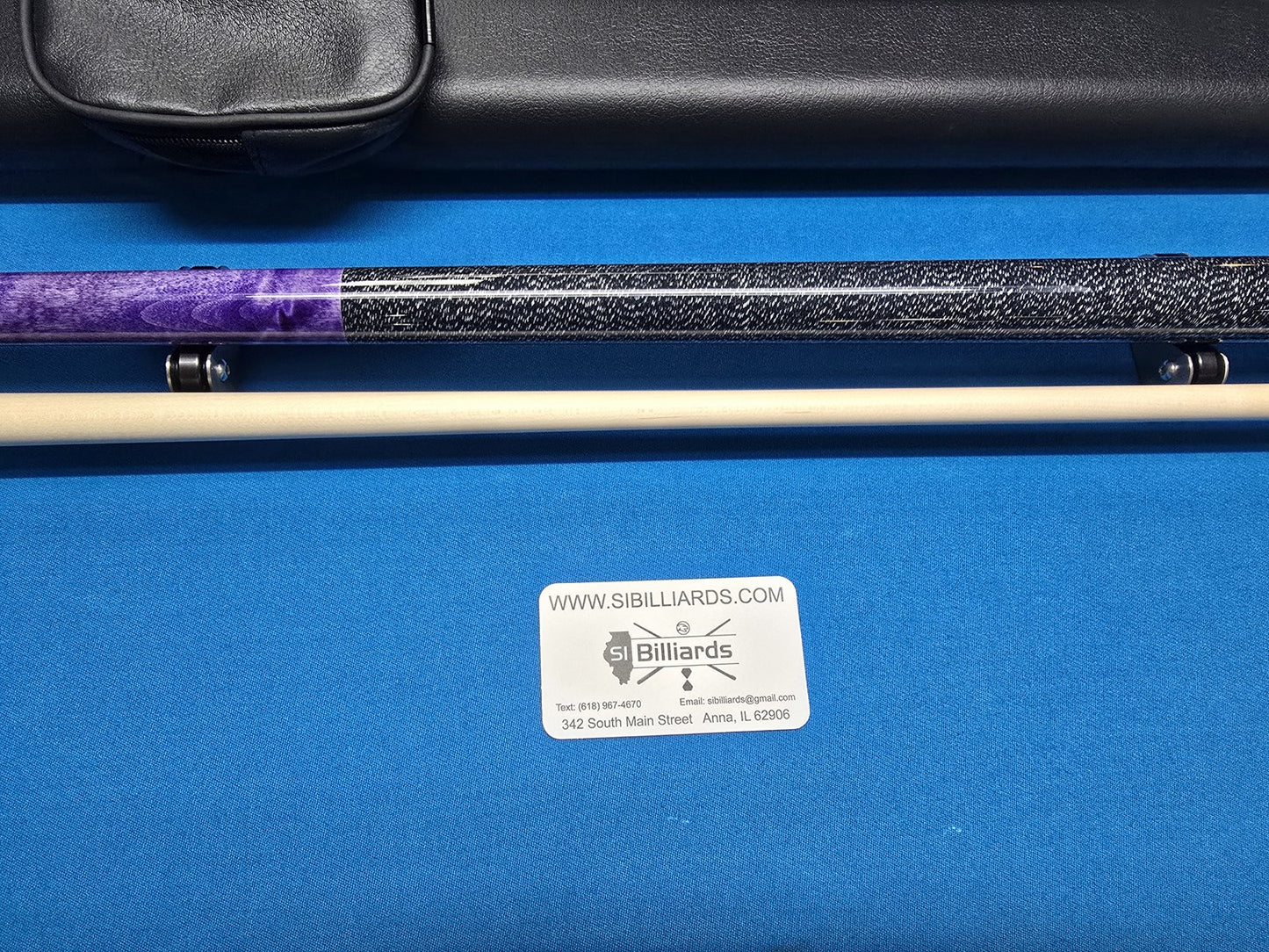 Meucci European Pool Cue - Purple - 12.5mm Pro Shaft - Free 1X1 Hard Case!