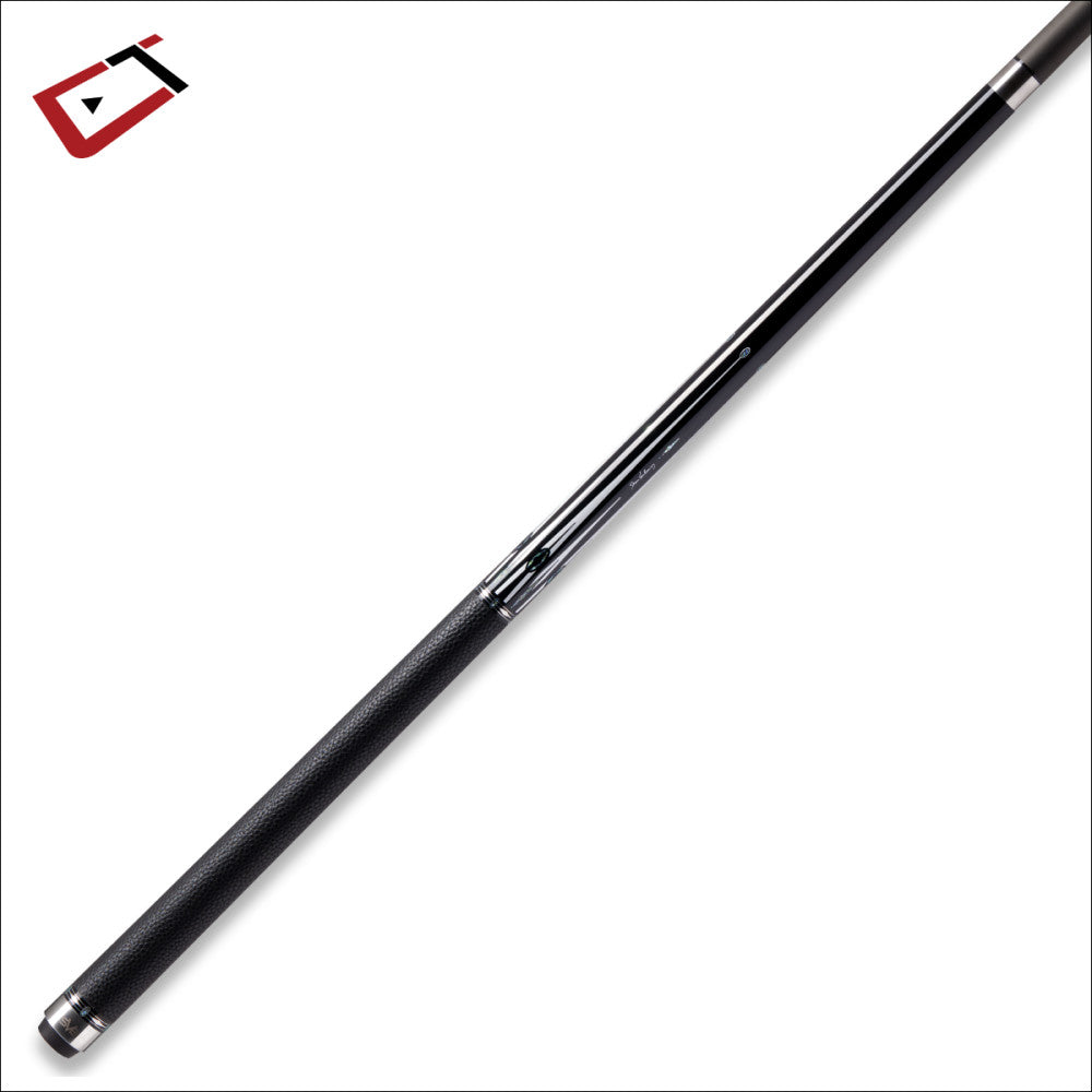 Cuetec Cynergy SVB Gen II Pool Cue 12.5mm Carbon Fiber Shaft Black Leather