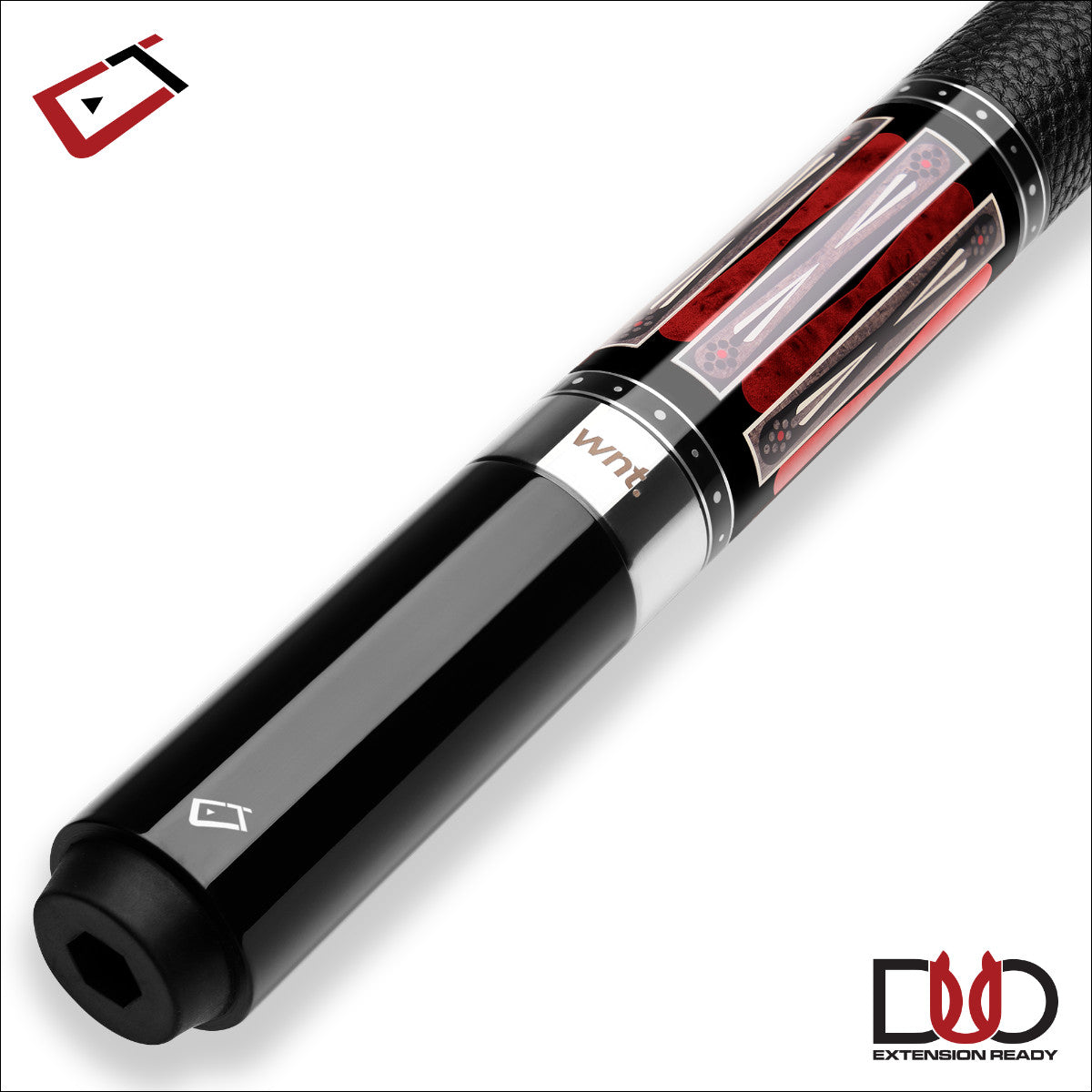 Cynergy Nineball Series Ink Black LTW 12.5mm Pool Cue  12.5mm Shaft 19oz
