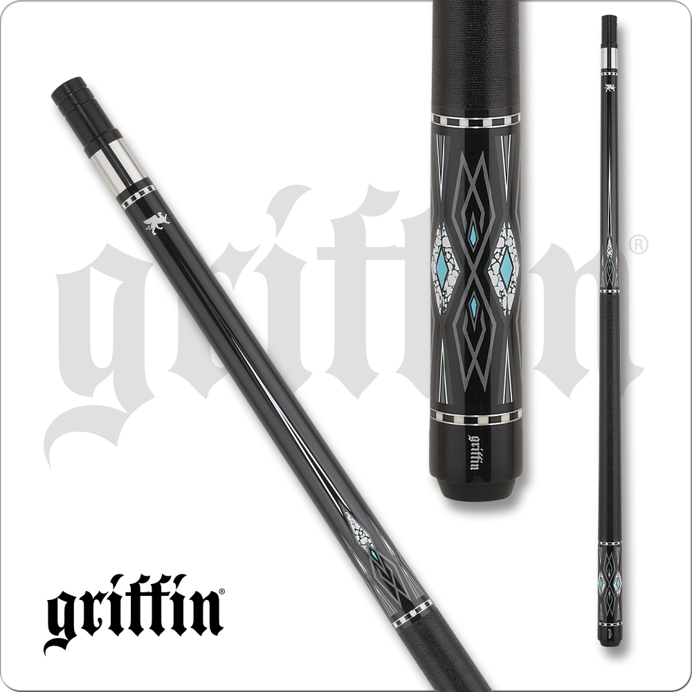 Griffin GR53 Pool Cue w/ Joint Protectors & FREE Shipping 19oz 