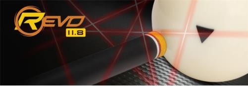 Predator Revo 12.4mm White Vault Plate Carbon Fiber Pool Shaft- Uni-Loc - 12.4mm