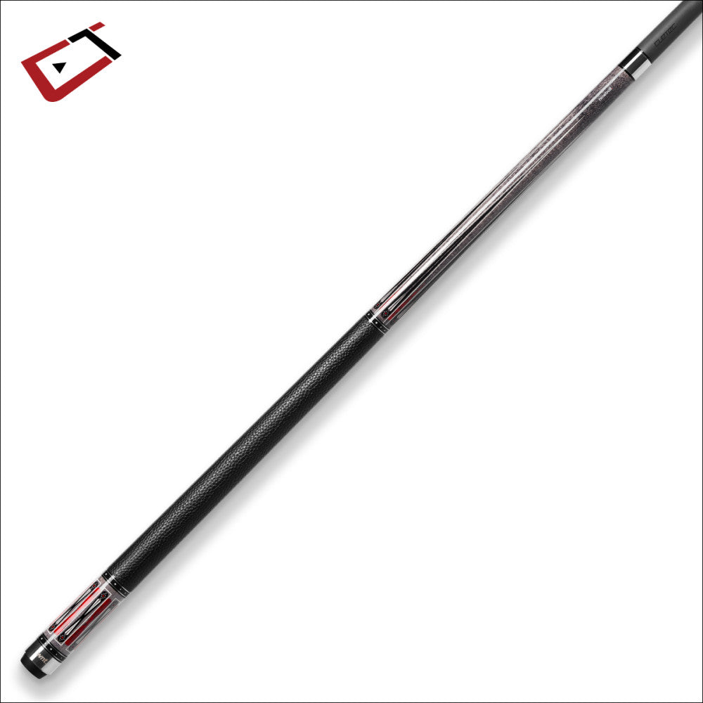 Cynergy Nineball Series Shark Gray Stain LTW 12.5mm Pool Cue  12.5mm Shaft 19oz